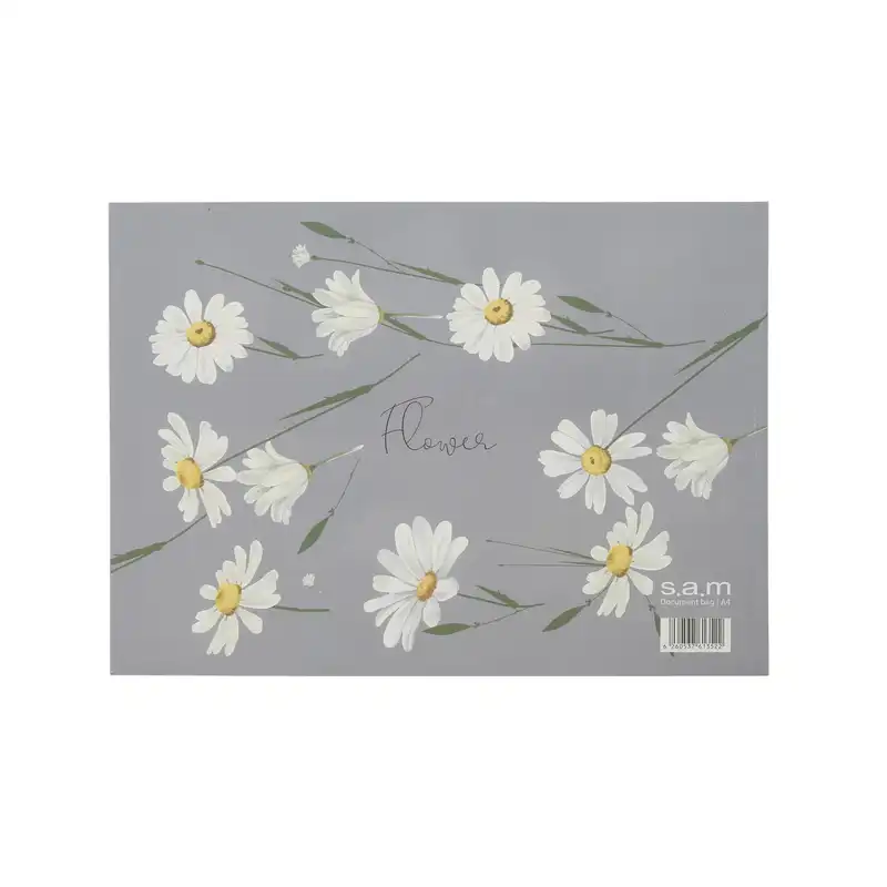 پوشه دکمه دار سم طرح بابونه