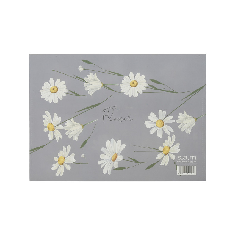 پوشه دکمه دار سم طرح بابونه