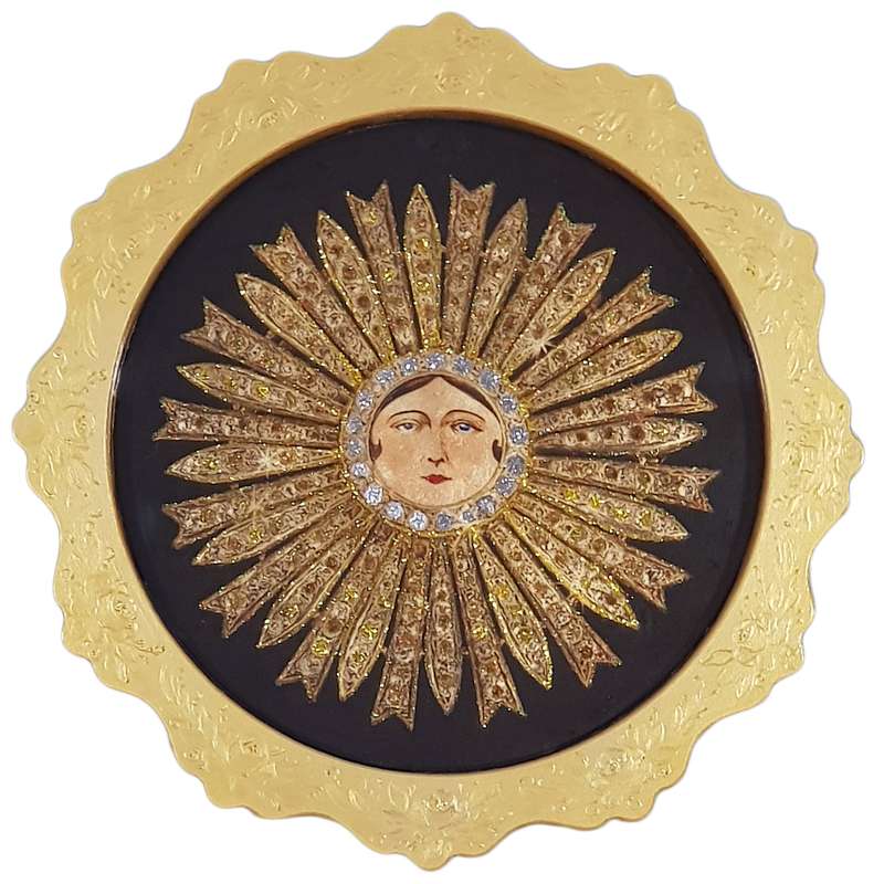 سینی چوبی سارا باقرپور مدل QS-400-G