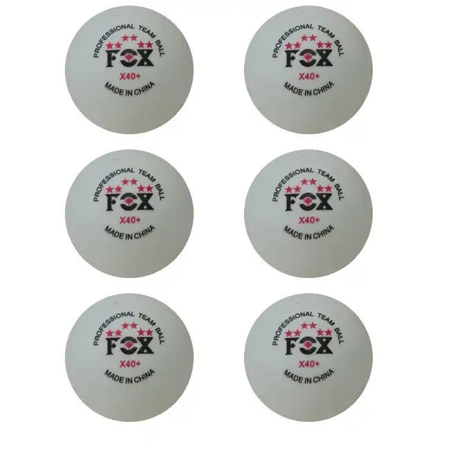 توپ پینگ پنگ فاکس مدل شش ستاره بسته 6 عددی