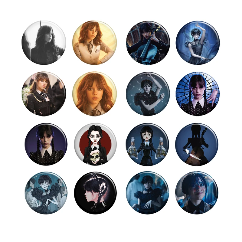 پیکسل ابیگل طرح سریال ونزدی جنا اورتگا کد 027 مجموعه 16 عددی