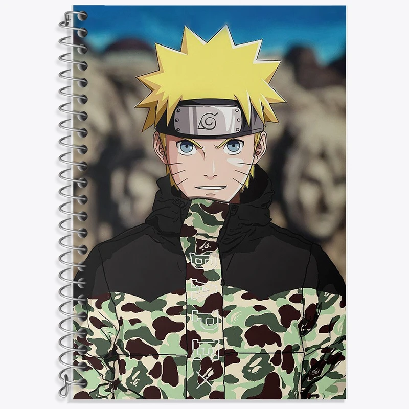 دفتر لغت 50 برگ خندالو طرح انیمه ناروتو (Naruto) کد F835