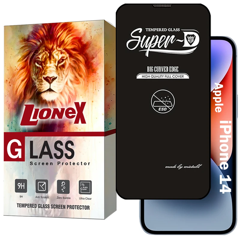 محافظ صفحه نمایش لایونکس مدل SUPERDNL مناسب برای گوشی موبایل اپل iPhone 14