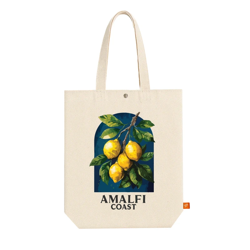 ساک خرید پارچه ای آس استایل من طرح لیمو  کد ART1291