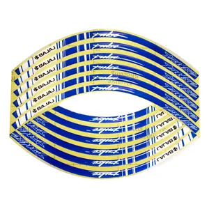 برچسب رینگ موتور سیکلت مدل BJAJ01 بسته 12 عددی