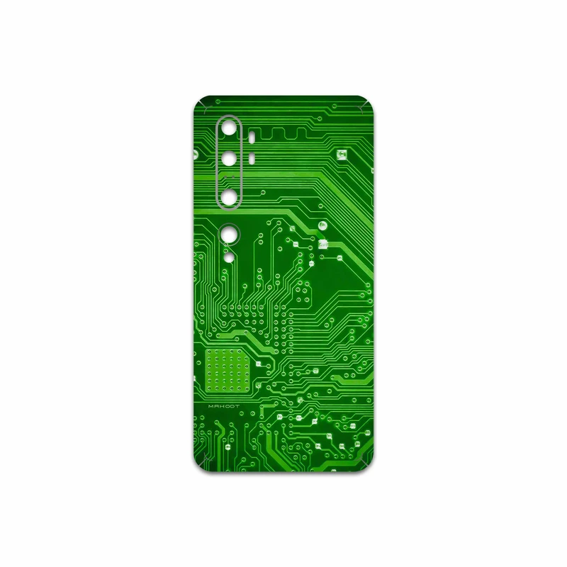 برچسب پوششی ماهوت مدل Green Printed Circuit Board مناسب برای گوشی موبایل شیائومی Mi Note 10