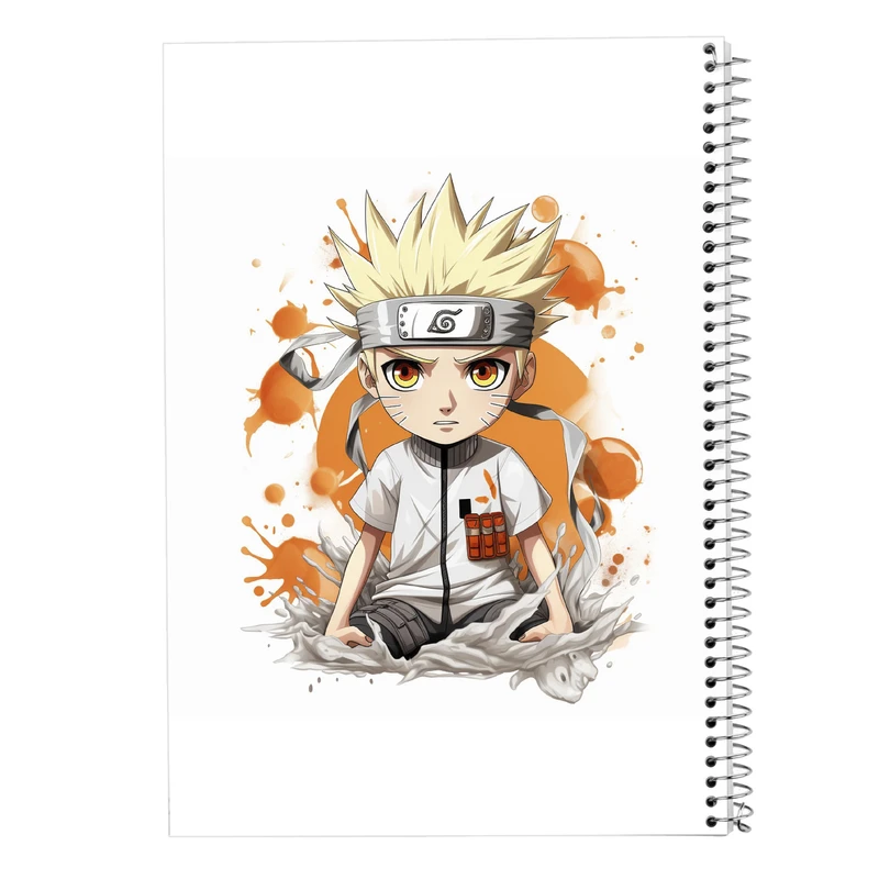 دفتر ژورنال نویسی 50 برگ مدوپد مدل نقطه ای طرح Naroto کد DF11237