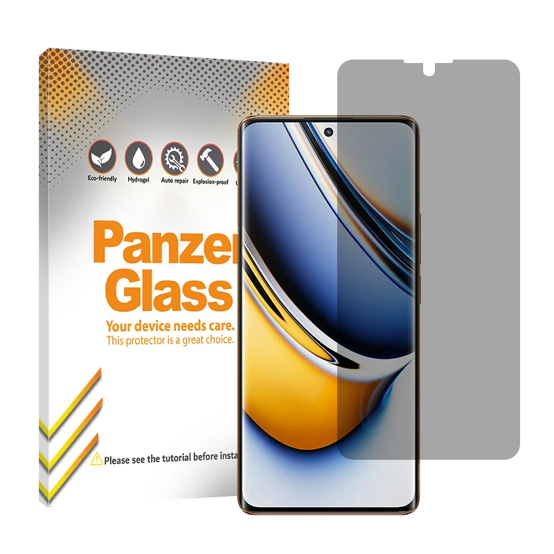 محافظ صفحه نمایش حریم شخصی پنزر گلس مدل Resistant مناسب برای گوشی موبایل ریلمی 11 Pro Plus