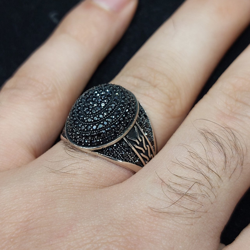 انگشتر نقره مردانه جی تی ای مدل مارگازیت