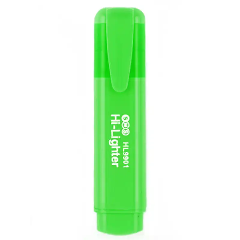 ماژیک هایلایتر اس ام اس کد 9901 بسته 6 عددی