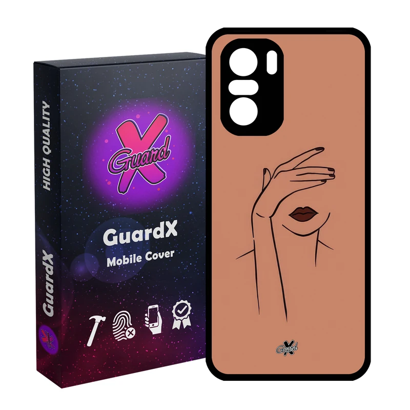 کاور گارد ایکس طرح دختر مدل Glass10636 مناسب برای گوشی موبایل شیائومی Poco F3/MI 11X/MI 11X Pro/Redmi K40/K40 Pro