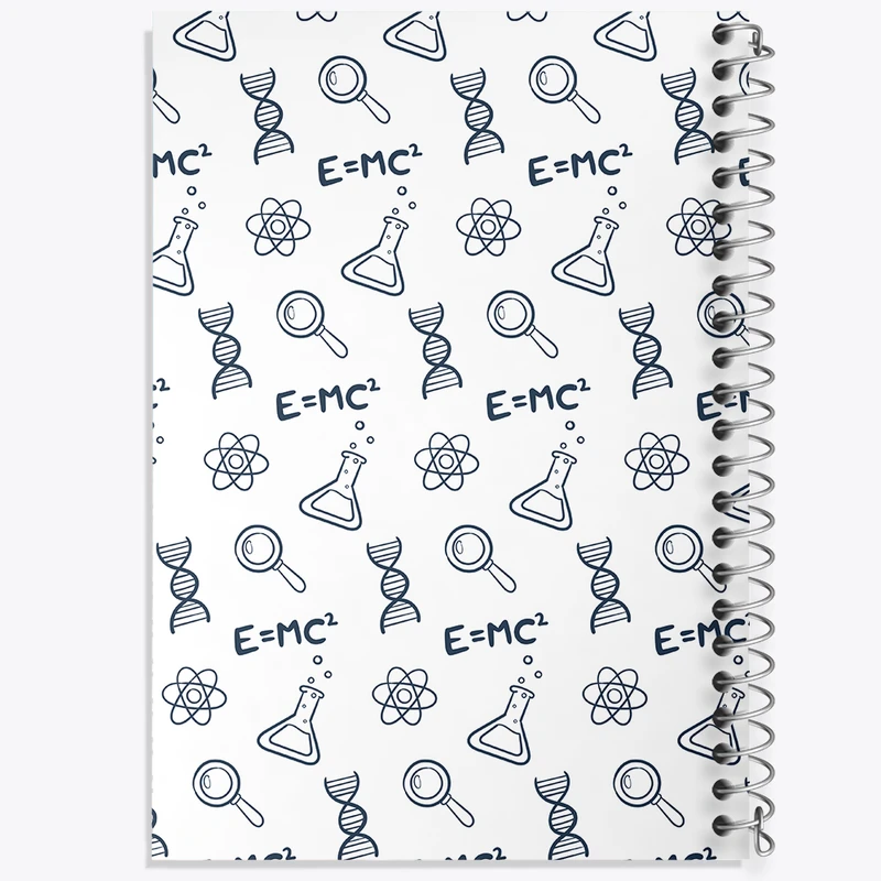 دفتر شطرنجی 50 برگ خندالو مدل پترن شیمی کد N136