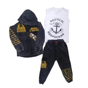 ست سه تکه لباس پسرانه مدل Nautical