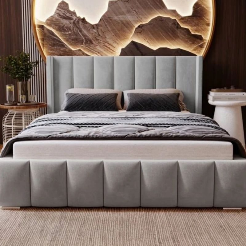 تخت خواب دو نفره کد DR 4666 سایز 200x180 سانتی متر 