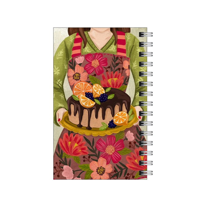 دفترچه یادداشت مدل to do list طرح کیک پرتقالی کد 0335046