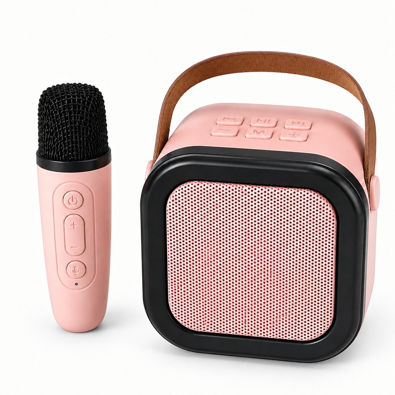 اسپیکر بلوتوثی قابل حمل مدل Colorful Karaoke به همراه میکروفن