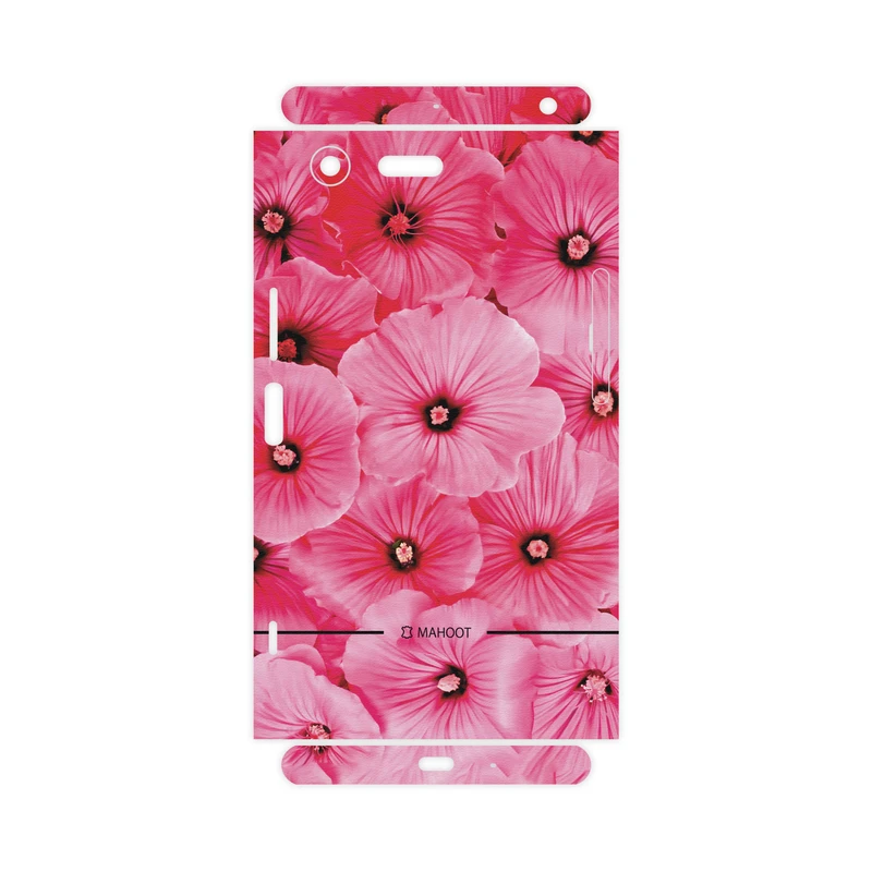 برچسب پوششی ماهوت مدل Pink-Flower-FullSkin مناسب برای گوشی موبایل سونی Xperia XZ Premium
