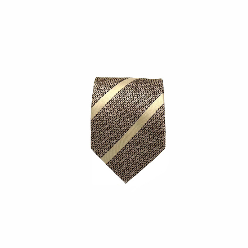 ست کراوات و دستمال جیب مردانه آریوان مدل کج راه B3301