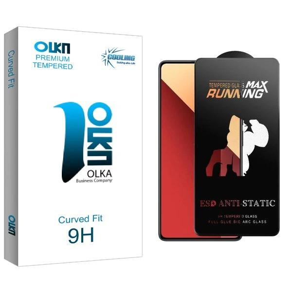 محافظ صفحه نمایش کولینگ مدل Olka Running Max مناسب برای گوشی موبایل شیائومی Redmi Note 13 4G