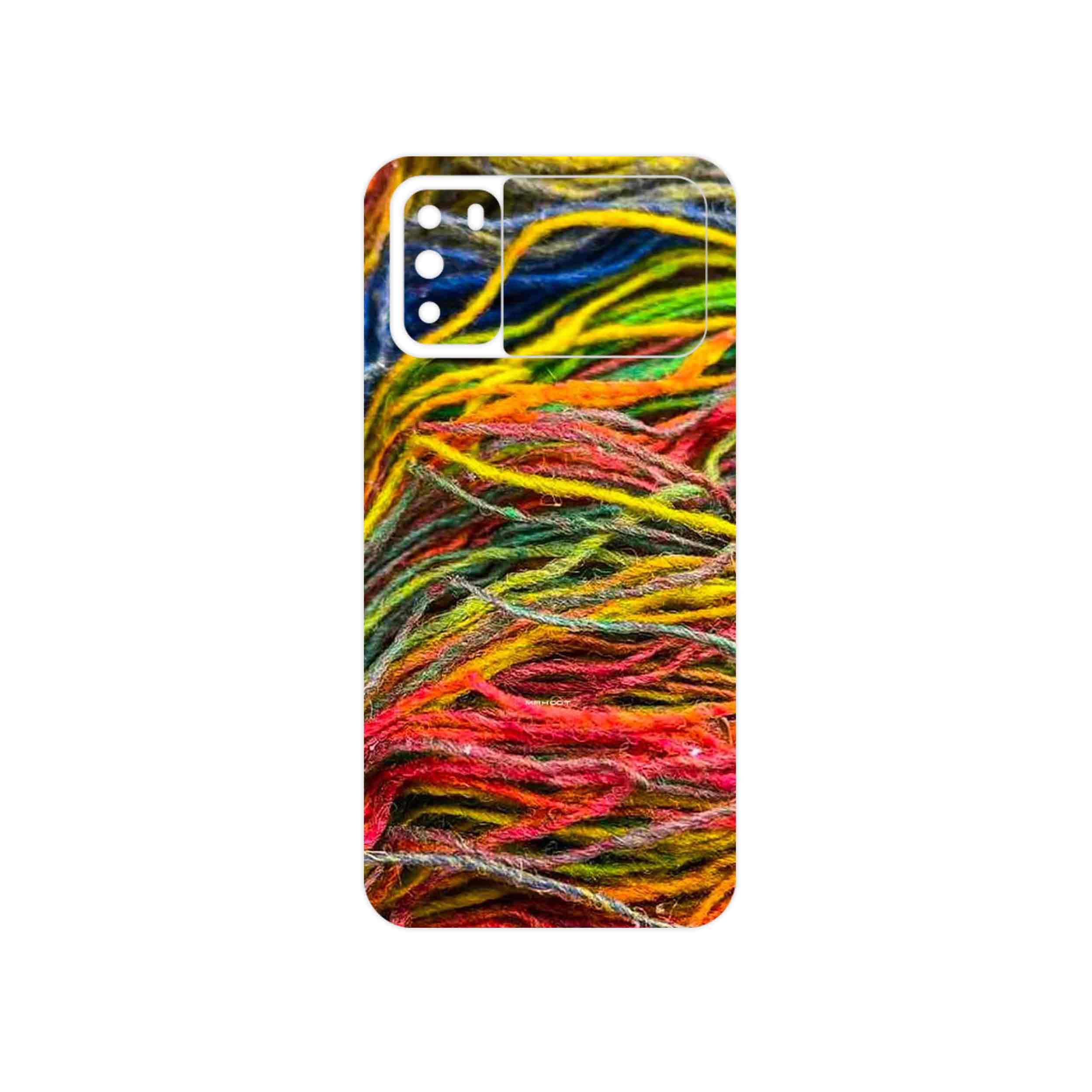 برچسب پوششی ماهوت مدل Fabric Texture 9 مناسب برای گوشی موبایل شیائومی Poco M3