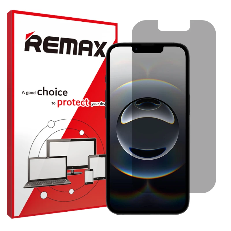 محافظ صفحه نمایش حریم شخصی ریمکس مدل Resistant مناسب برای گوشی موبایل اپل iPhone 16e