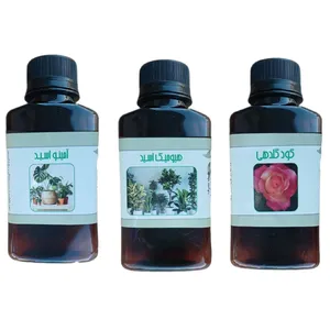 کود مایع امینو اسید و کود گلدهی و هیومیک اسید مدل life drop حجم 110 میلی لیتر بسته 3 عددی
