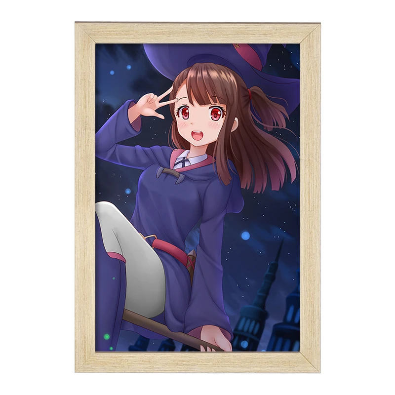 تابلو خندالو مدل اکو انیمه جادوگران کوچک Little Witch Academia  کد 22891