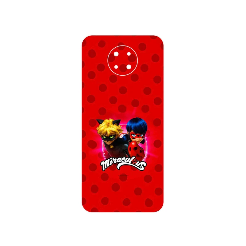 برچسب پوششی ماهوت مدل Ladybug and Cat Noir مناسب برای گوشی موبایل نوکیا G10