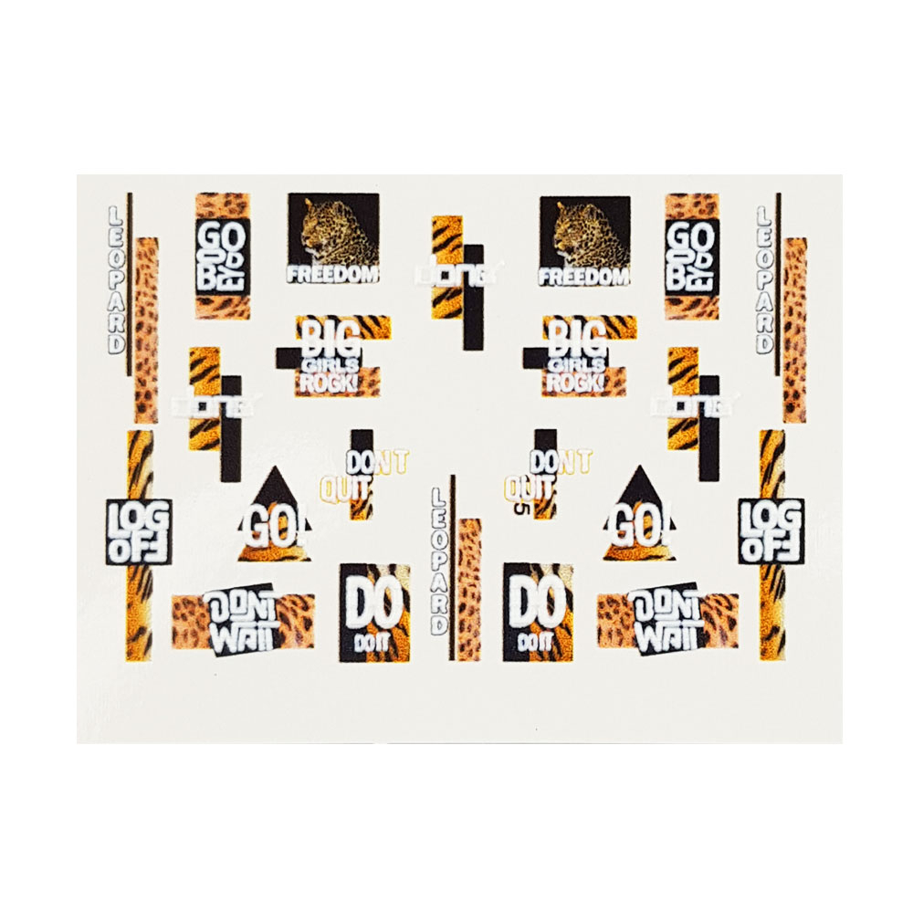 برچسب لنز ناخن مدل 5D-115