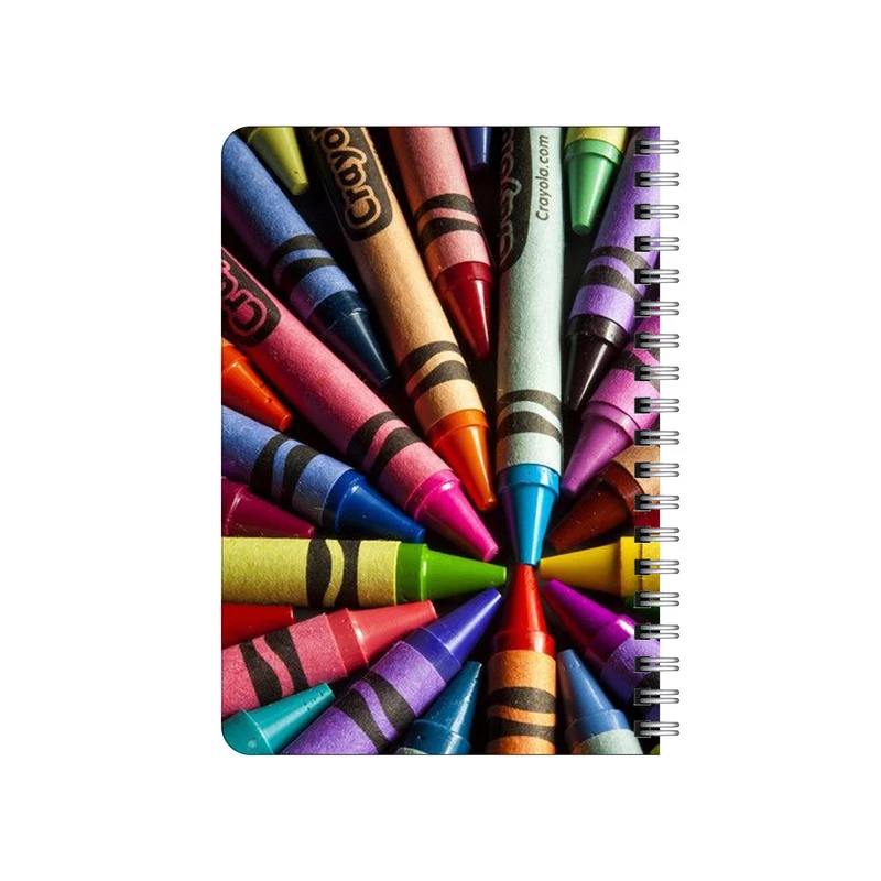 دفترچه یادداشت بامبیلیپ مدل چوبی طرح پترن مداد شمعی ها کد 6277875