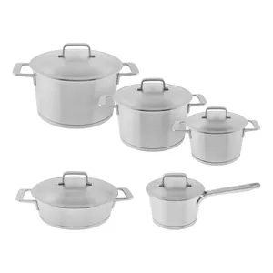 سرویس قابلمه و تابه استیل 10 پارچه برگهف مدل Meta کد 5155