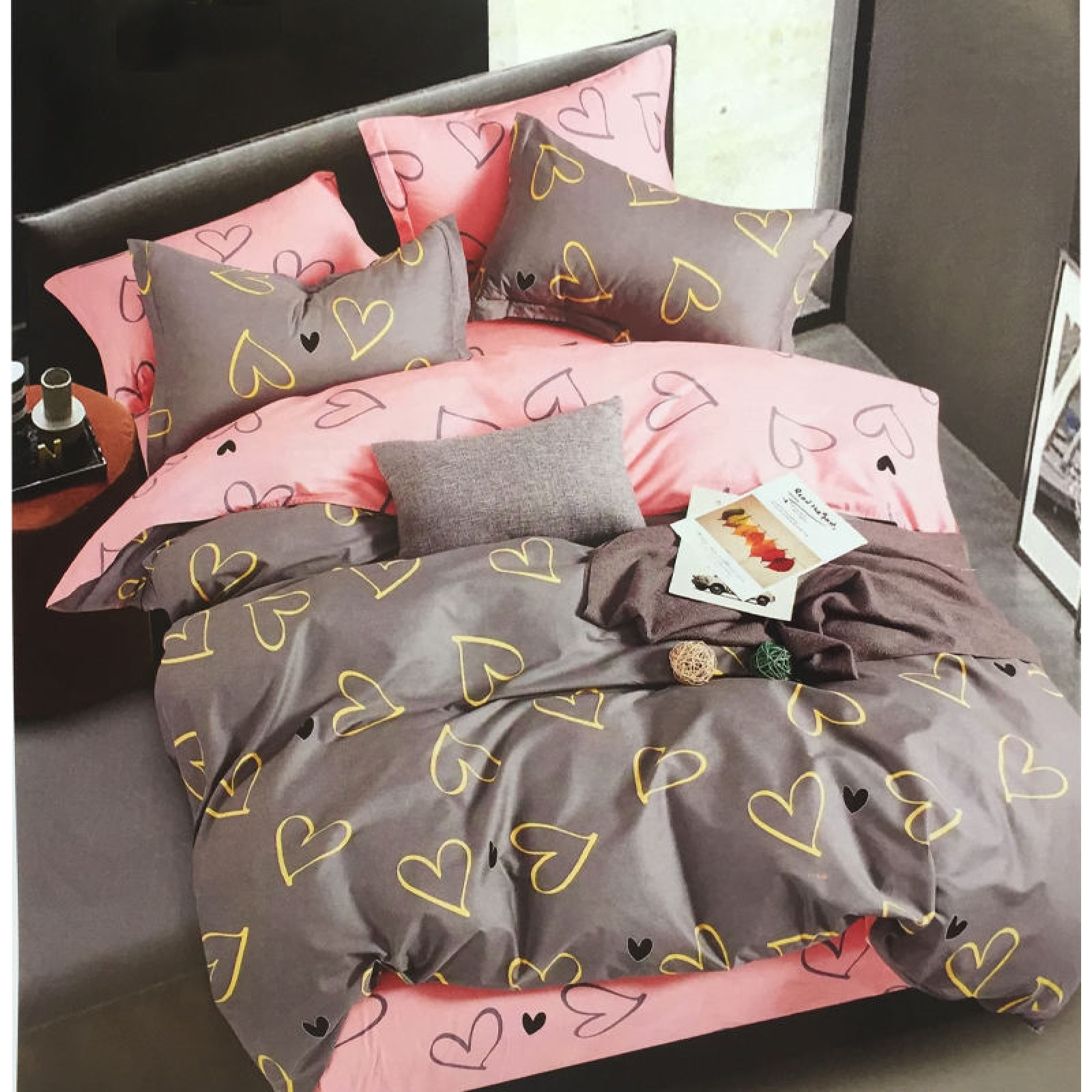 سرویس خواب کوکو جم مدل EMY HEART کد 02 دونفره 6 تکه