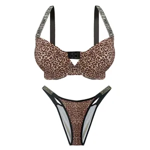 ست شورت و سوتین زنانه مدل پلنگی 000