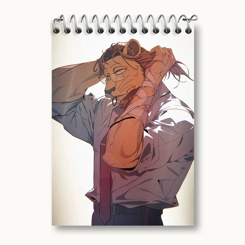 دفتر یادداشت 50 برگ خندالو مدل ایبوکی انیمه بیستارز کد 33436