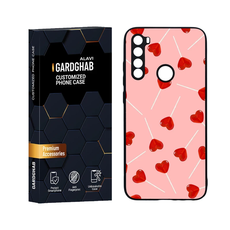 کاور گارد قاب علوی مدل دور ژله ای عاشقانه مناسب برای گوشی موبایل شیائومی Redmi Note 8