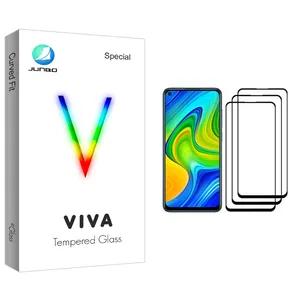 Junbo Viva Glass Screen Protector For Xiaomi Redmi Note 9 Pack Of 3