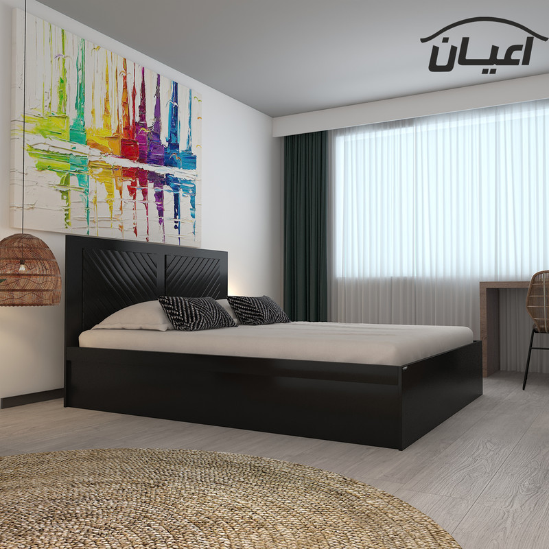 تخت خواب دونفره اعیان مدل FH421 سایز 160x200 سانتی متر