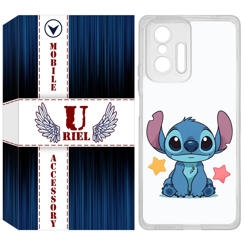 کاور یوریل مدل Clear کد 70 طرح استیچ مناسب برای گوشی موبایل شیائومی 11T / 11T Pro