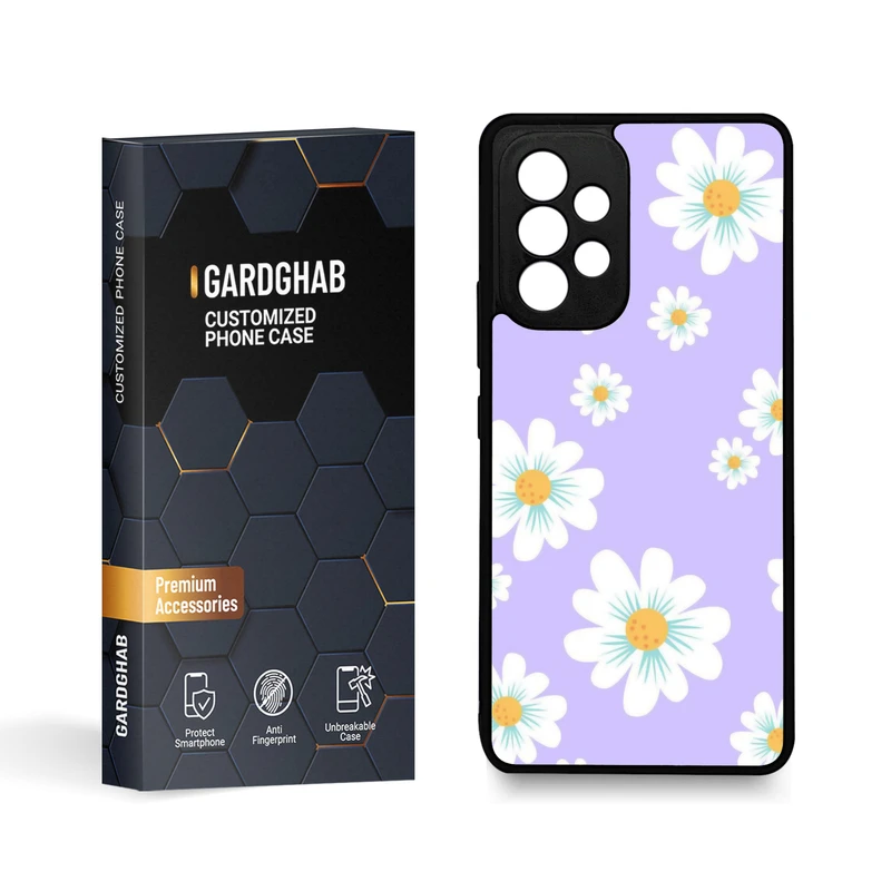 کاور گارد قاب مدل گل مناسب برای گوشی موبایل سامسونگ Galaxy A53