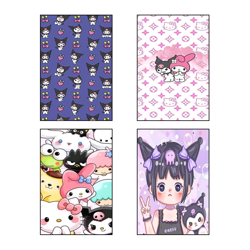 تابلو شاسي کارنيکا طرح مای ملودی و کورومی کد 88330 مجموعه 4 عددی