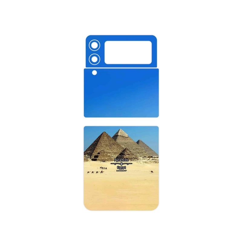 برچسب پوششی ماهوت مدل Pyramids of Egypt مناسب برای گوشی موبایل سامسونگ Galaxy Z Flip3 5G