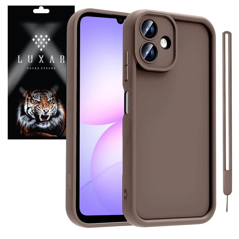 کاور لوکسار مدل a07 -Puffer band مناسب برای گوشی موبایل سامسونگ Galaxy A07 به همراه بند آویز