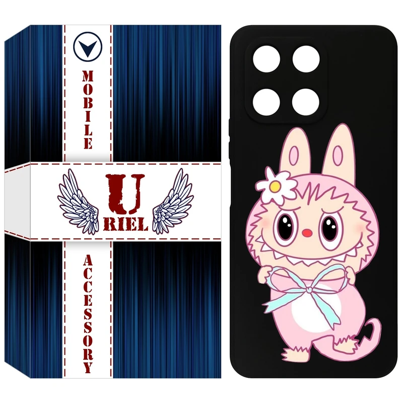 کاور یوریل مدل KSH کد 146 طرح عروسک لبوبو مناسب برای گوشی موبایل آنر X6A