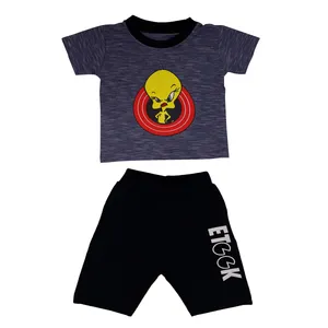  ست تی شرت و شلوارک بچگانه کد BL-025