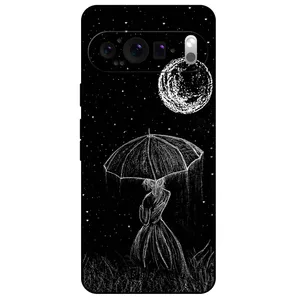 Megafone Girl and Moon 1369 Cover For Google Pixel 9 Pro