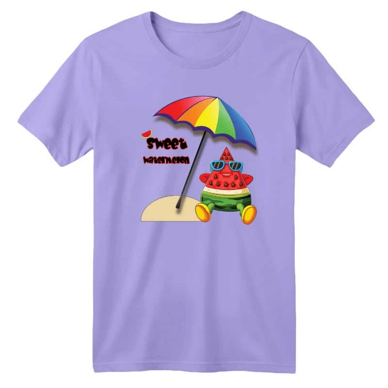 تی شرت آستین کوتاه بچگانه مدل هندوانه یلدایی کد 23