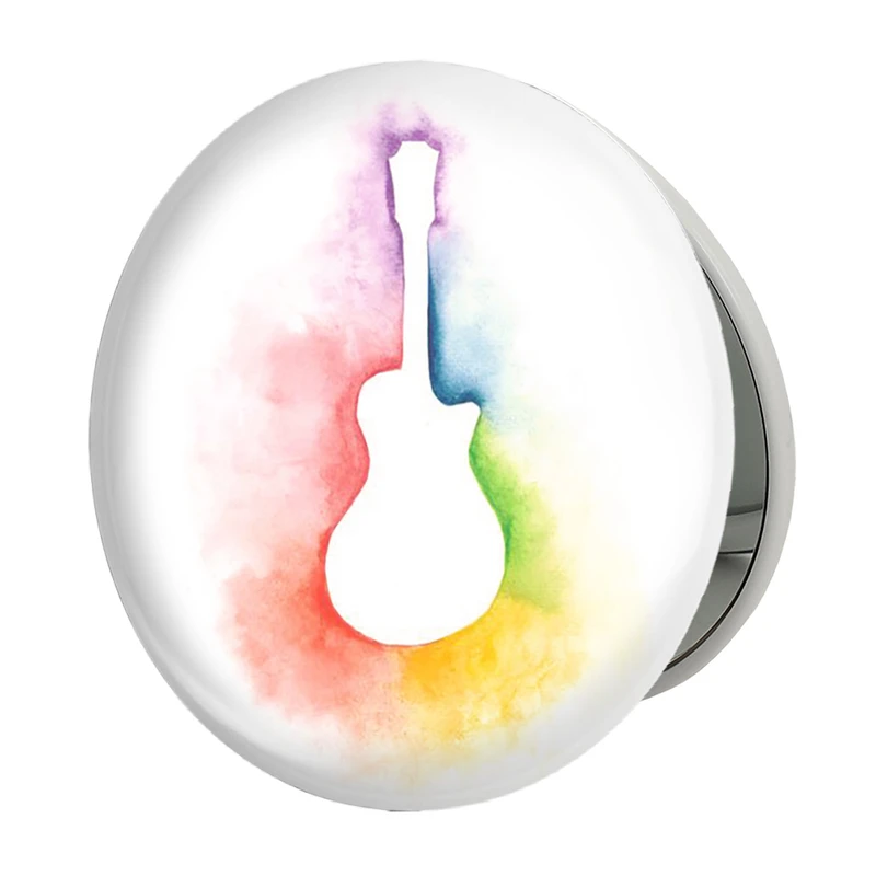 آینه جیبی خندالو طرح موزیک مدل تاشو کد 2416 