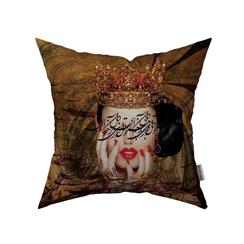 کاور کوسن مدل مخمل کد c0030 سایز 43x43 سانتی متر