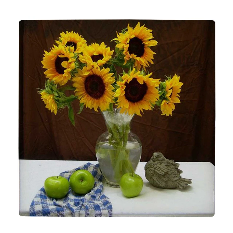   زیر لیوانی طرح گل های آفتابگردان و سیب کد    4075005_2866