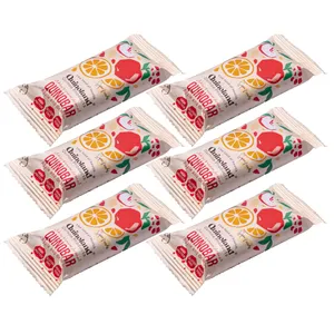 کینوبار پروتئینی کینولند سیب و پرتقال - 120 گرم بسته 6 عددی